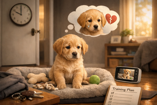 Welpen stressfrei ans Alleinbleiben gewöhnen – Trainingsplan mit aktuellen Studien (2022–2026)