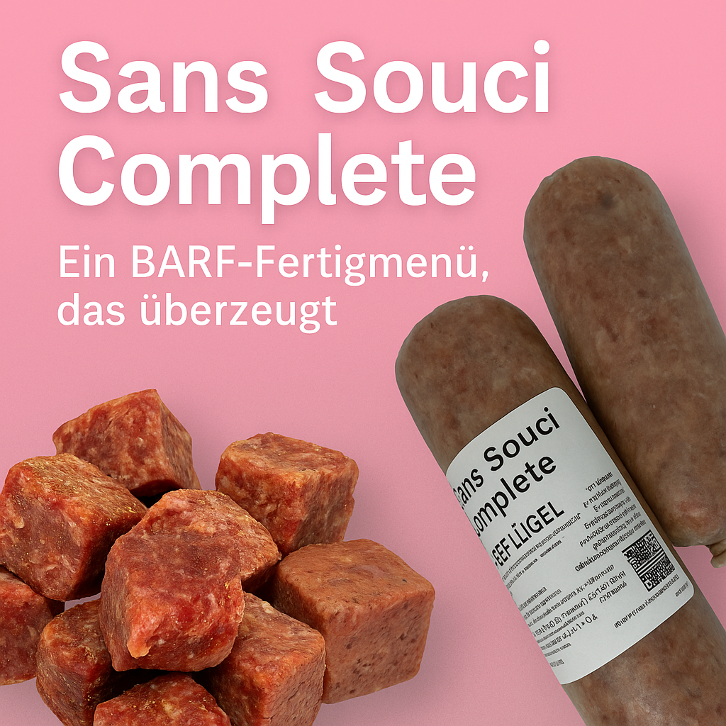 🐶 Sans Souci Complete – Fertig‑BARF mit durchdachter Rezeptur